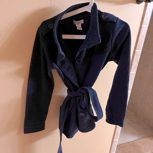 Dark blue pea coat